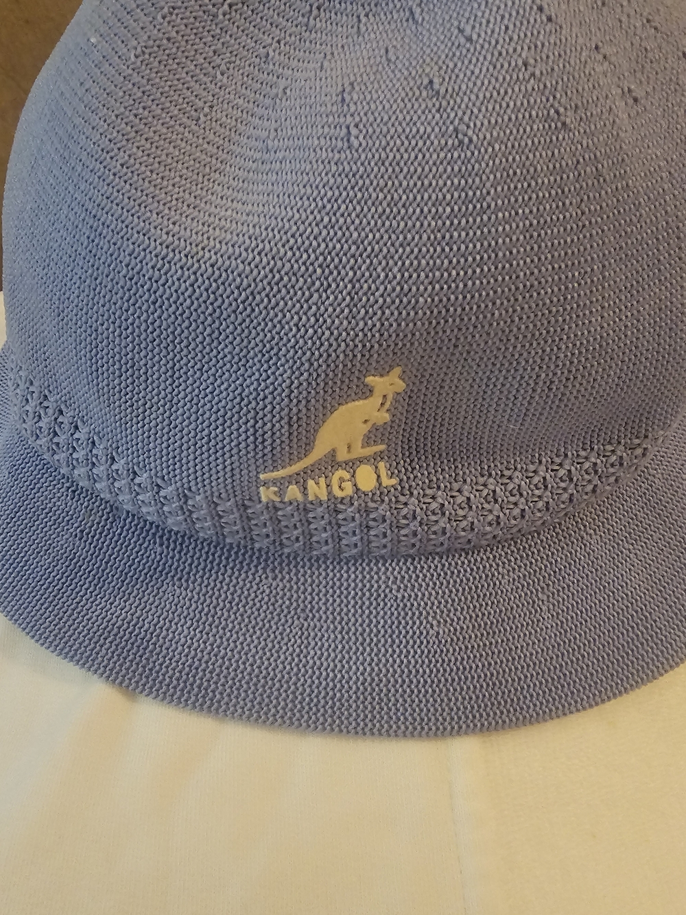 Kangol Light Blue Tropic casual Bucket Hat Size Small Excellent Condition Unisex
